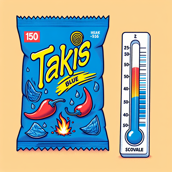 Wie viel Scoville haben Takis Blue Heat?