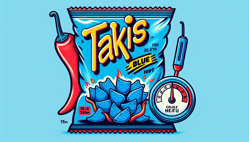 Schärfemessung in Scoville-Einheiten - Wie viel Scoville haben Takis Blue Heat?