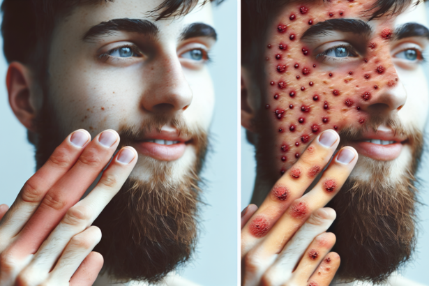 Wie sieht Hautpilz aus?