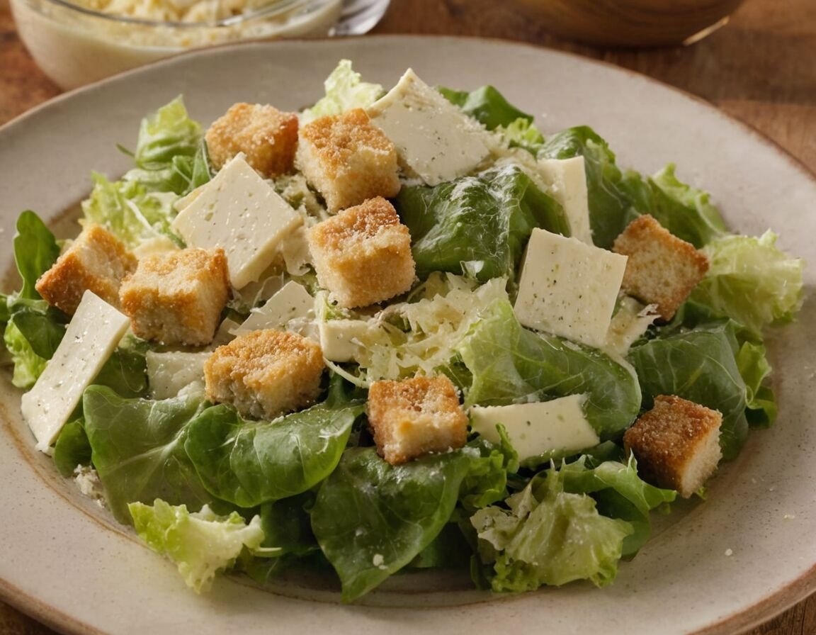 Parmesan frisch reiben und unter das Dressing heben - Original Caesar Salad Rezept: So gelingt der Klassiker perfekt
