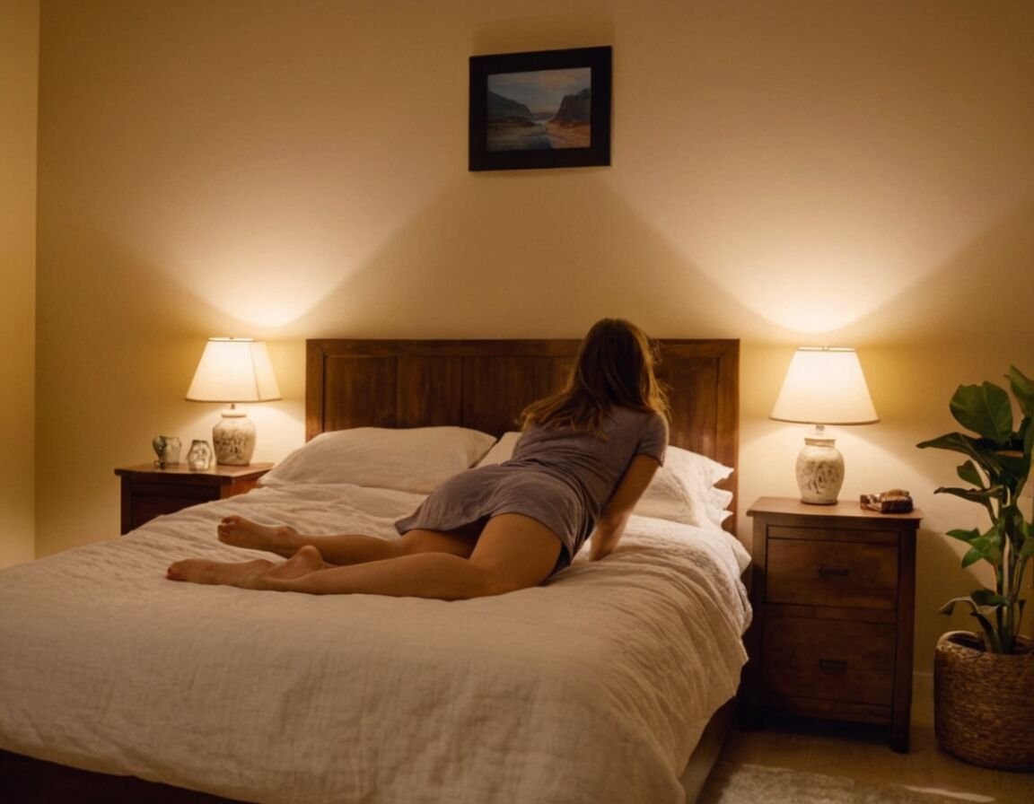 Entspannungsübungen vor dem Zubettgehen praktizieren - Gute Nacht, schlaf schön: Tipps für einen erholsamen Schlaf und entspannte Nächte