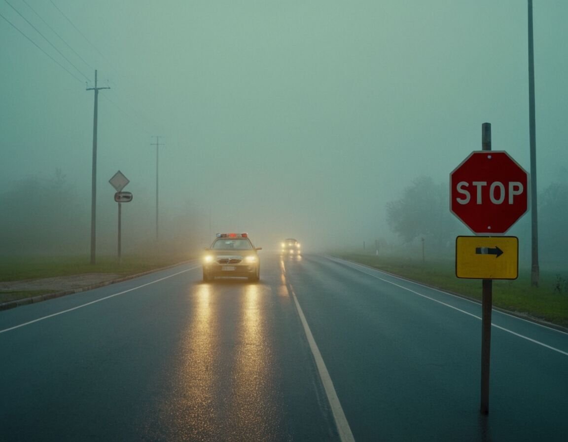 Vorsichtig fahren bei schlechter Sicht und schlechten Lichtverhältnissen - Vorfahrt an der nächsten Kreuzung: Wichtige Verkehrsregeln und Tipps für sicheres Fahren