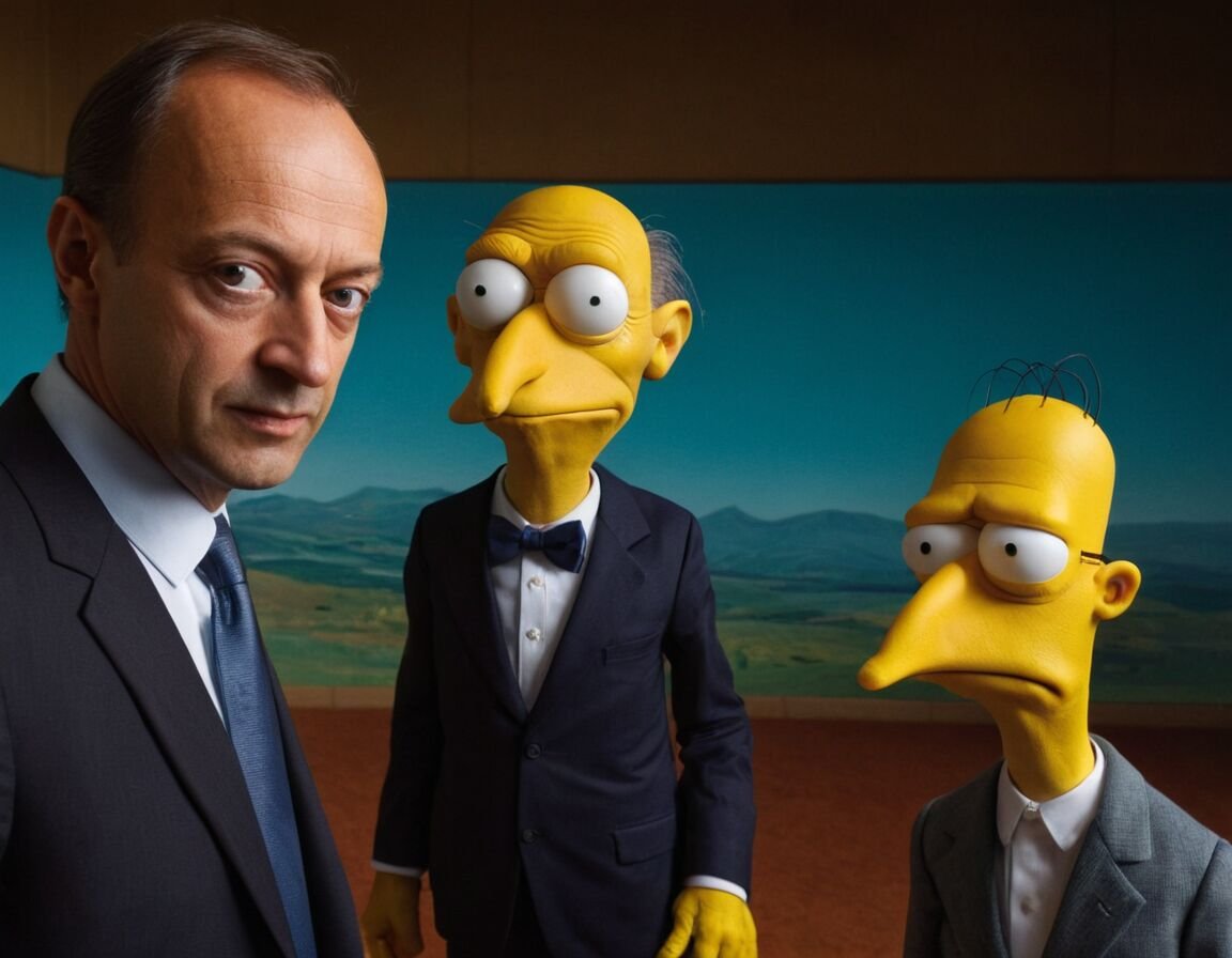 Entscheidungen beeinflussen Gesellschaft und Wirtschaft konsequent - Friedrich Merz und Mr. Burns: Parallelen zwischen Politik und Fernsehen