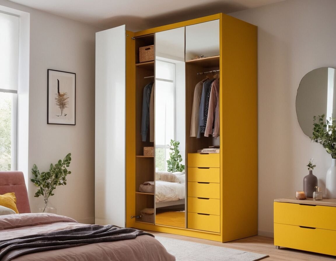 Kleiderschrank 100 cm breit: Die besten Modelle für kleine Räume und optimale Stauraumlösungen