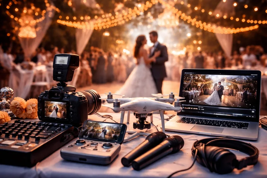 Technik für Hochzeit